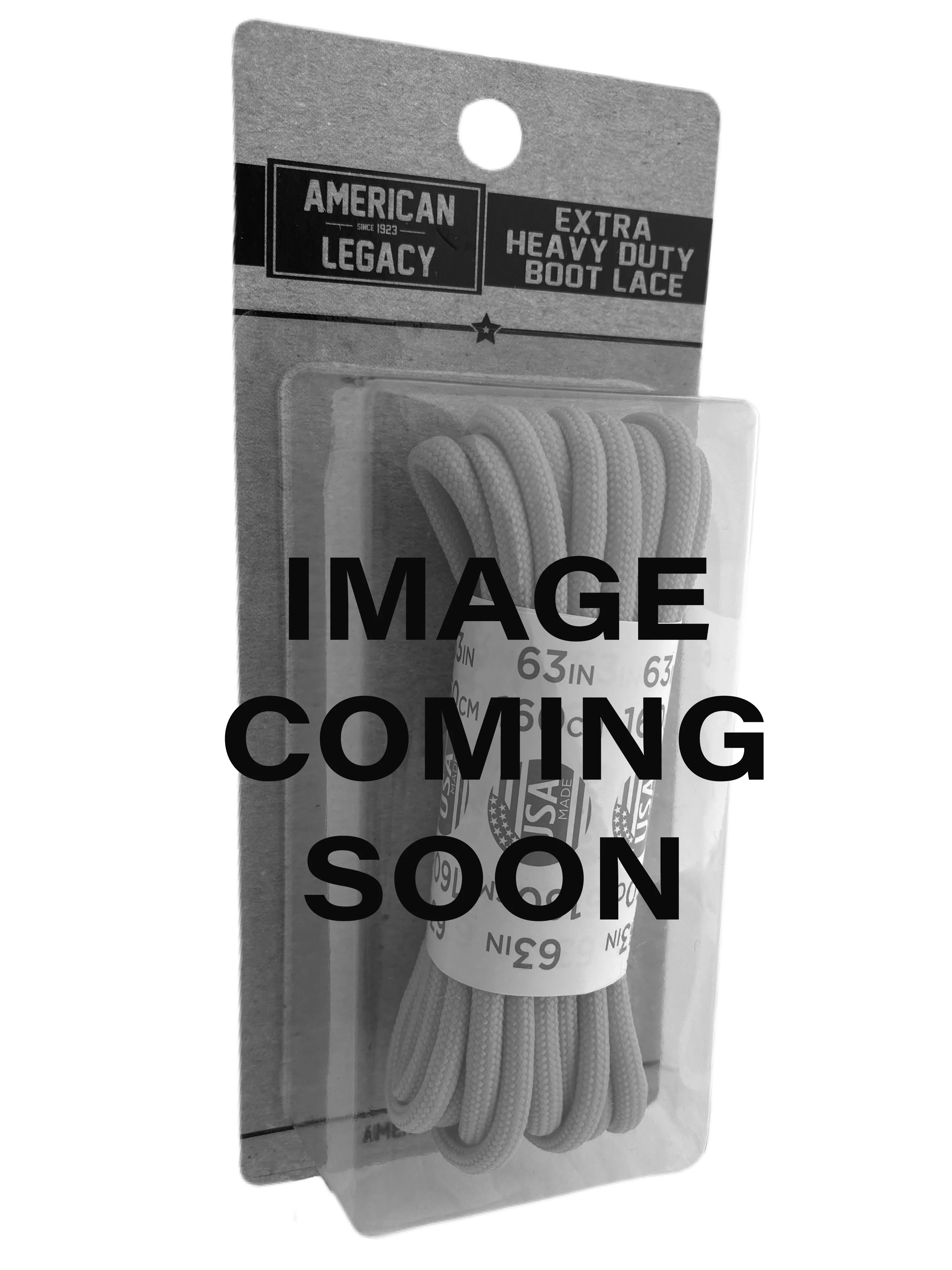 American Legacy ® Premium Rope Laces | Black/White Herringbone