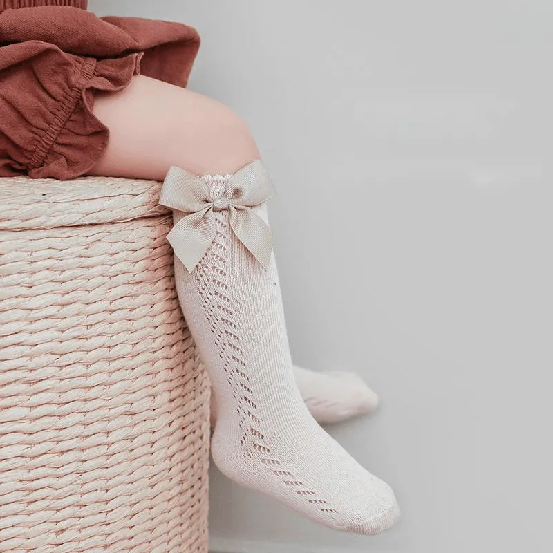 Big Ribbon Bow Knee Socks