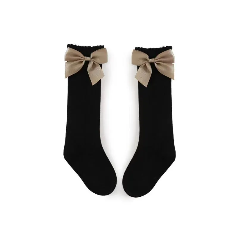 Big Ribbon Bow Knee Socks
