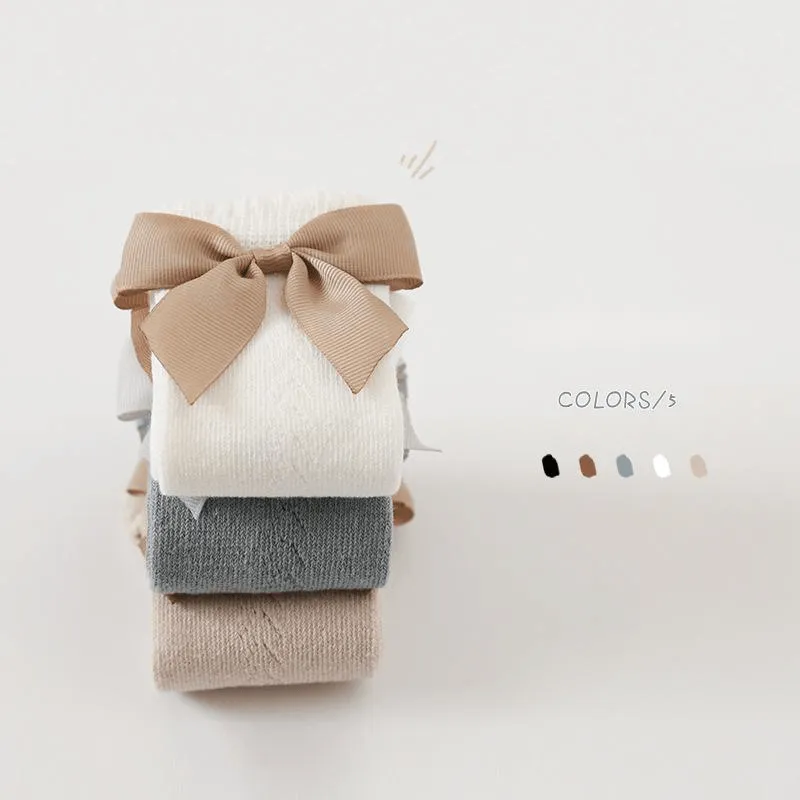 Big Ribbon Bow Knee Socks