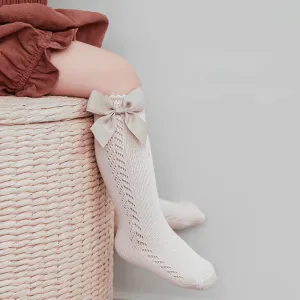Big Ribbon Bow Knee Socks