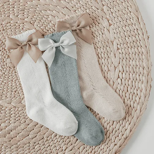Big Ribbon Bow Knee Socks