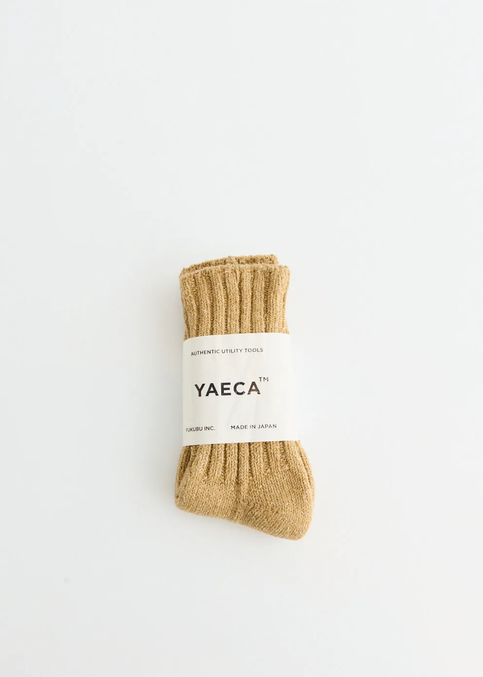 Cotton Silk Rib Socks