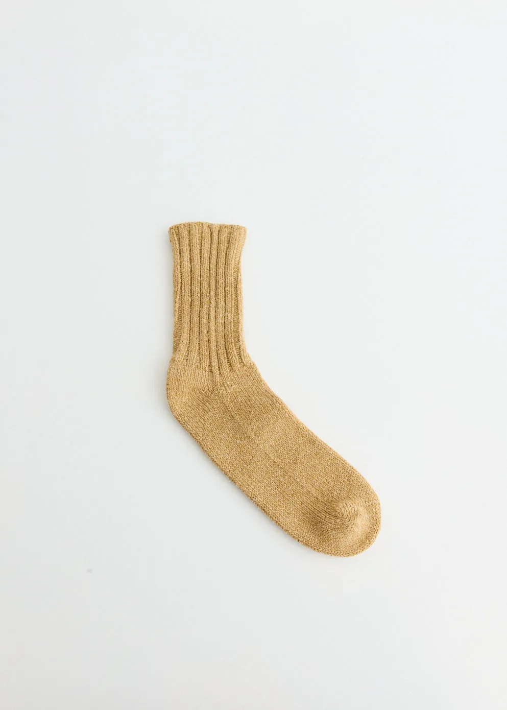 Cotton Silk Rib Socks