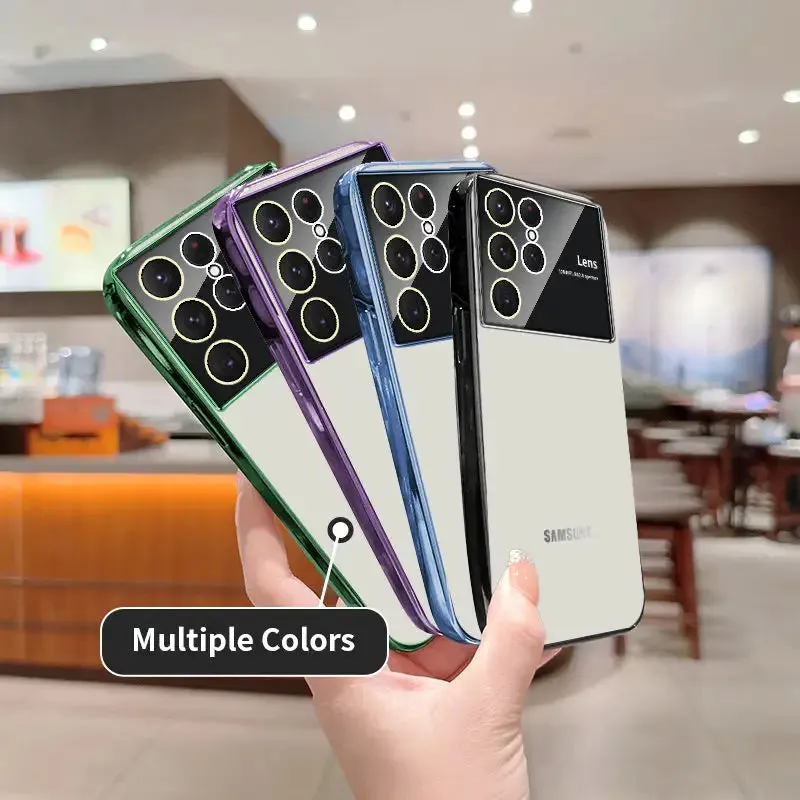 Electroplated Large Window Soft Case - Samsung