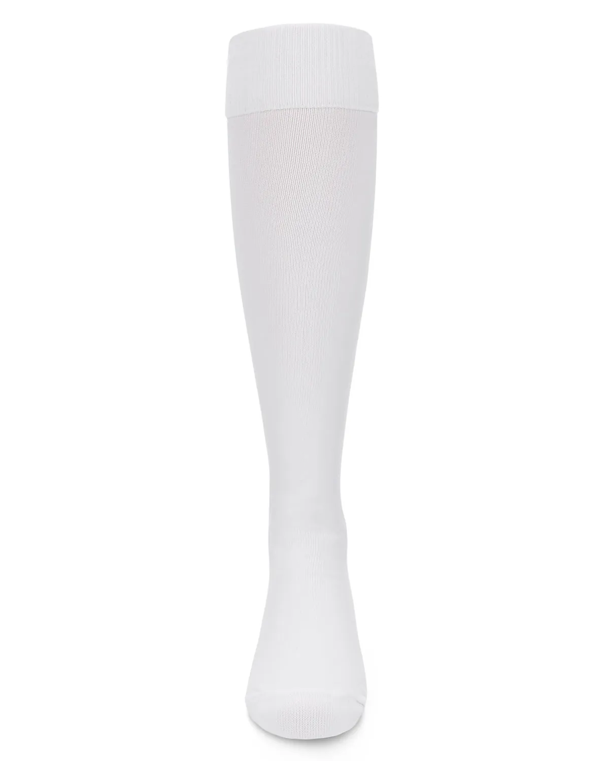 Girls' Cuffed Opaque Knee High Socks