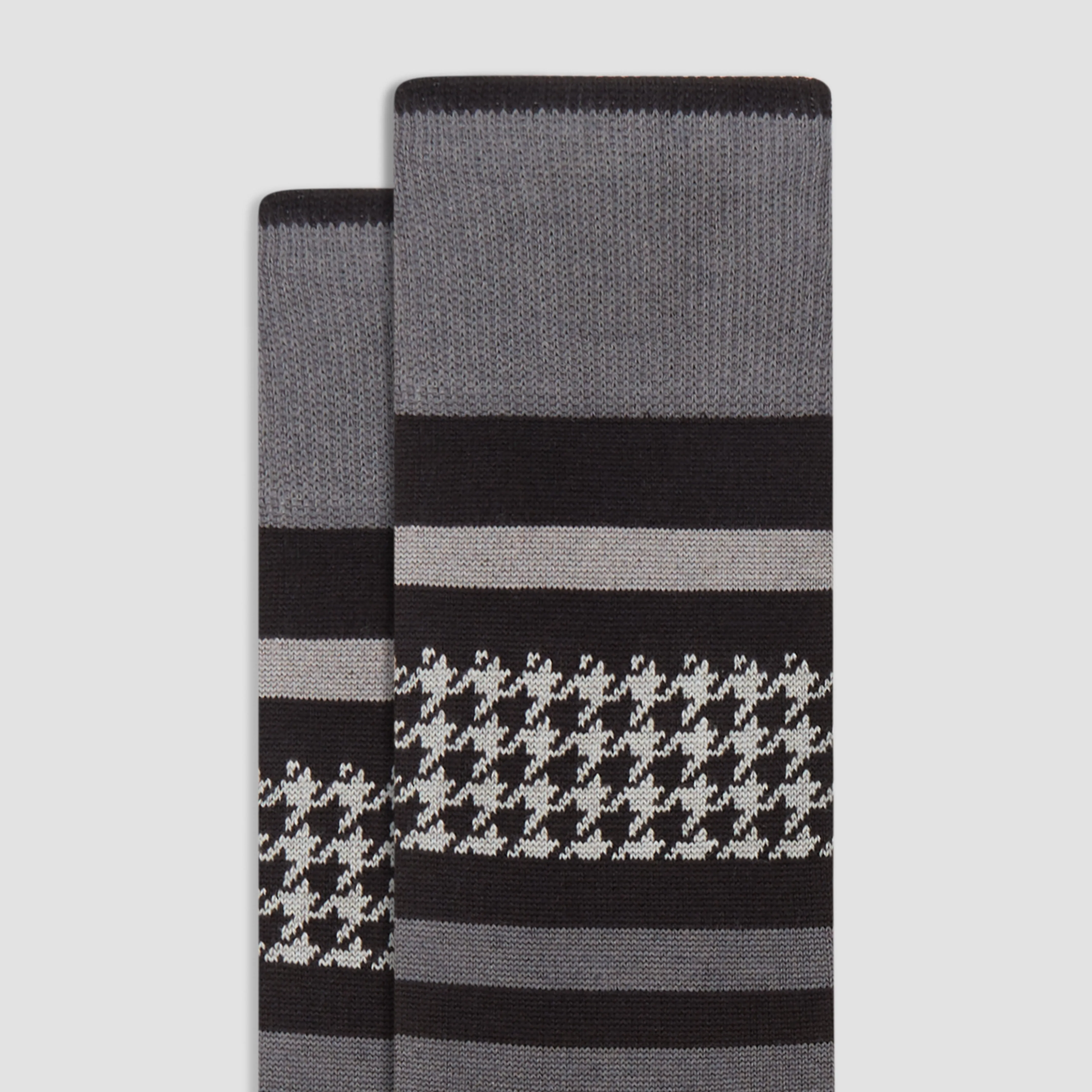 Hound's Tooth Mid-Calf Socks