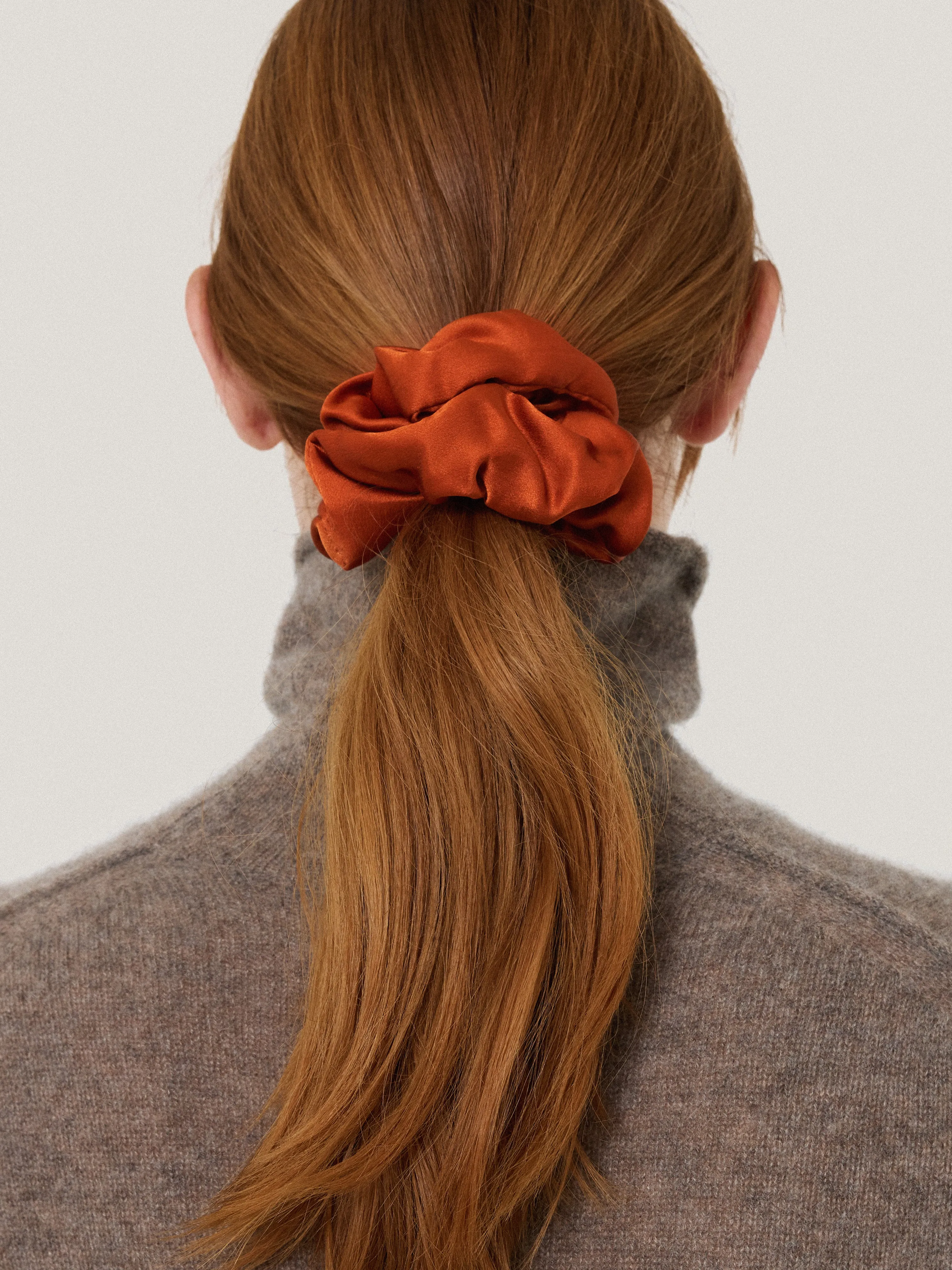 Silk Scrunchie | Copper